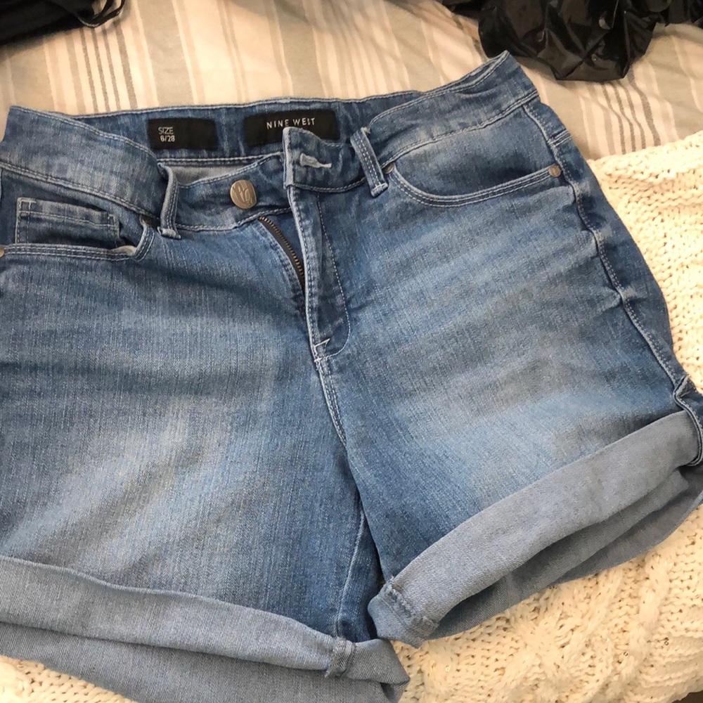 Blue jean nine  west shorts